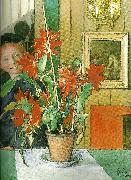Carl Larsson britas kaktus-skrattet Germany oil painting artist